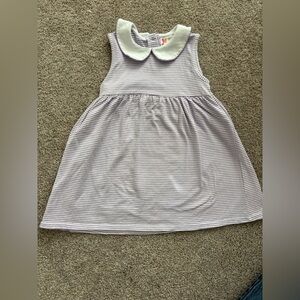 Lavender stripe knit sleeveless dress from Jellybean by Smock Candy